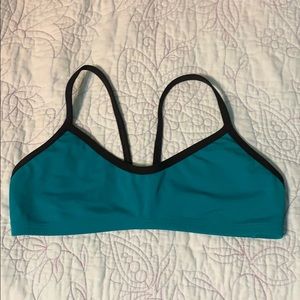 Jolyn Teal Fixed Back Top